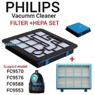 PHILIPS vacuum cleaner filter SET FC9570 FC9576 FC9588 FC9553
