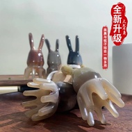 Massage Comb Ox Horn Octopus Head Massage Comb Octopus Head Scratching Massage Head Meridian Comb Me