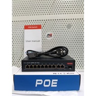 POE 8 PORT SWITCH + 2 UP LINK (8GB)