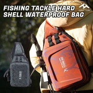 HAUTTON FISHING TACKLE HARD SHELL WATERPROOF BAG