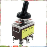 AC 250V 15A on/on 2 Position DPDT Toggle Switch with Waterproof Boot