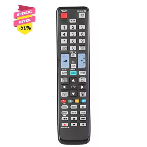 AA59-00507A Remote Control Compatible With Samsung TV UA32D6000 UE32D6100 UE46D6120 UA32ES6200M UA32