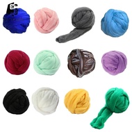 [Serenable] Thick Chunky Yarn Weight Yarn Handcrocheted Threads Tube Giant Yarn Chunky Roving Yarn f