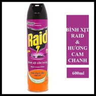 Bình xịt côn trùng Raid hương cam & chanh 600m