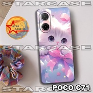Softcase poco c71 /S37/ Girl's Motif poco c71/casing poco c71/silicone