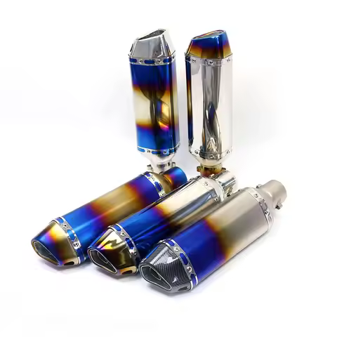 Universal 51mm Motorcycle Exhaust Pipe for Honda CBR250 CB400 FZ400 Z750 NINJA TMAX530 trk 502 TMAX 