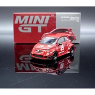 Mini GT 1:64 #963 Abarth 595 LB-WORKS X ABAS WORKS Red