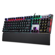 คีย์บอร์ด AULA F2058 F2088 & LECOO KG1102 Mechanical Keyboard Gaming คีย์บอร์ดมีไฟ คียบอดเล่นเกมส์