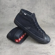 Converse Jack Purcell Mid Pro Black Enamel Red Original Resmi