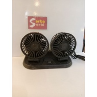 (DOUBLE FAN DC) Car, truck, vehicle fan