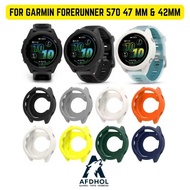 BUMPER SOFT TPU CASE GARMIN FORERUNNER 570 47MM / 42MM SOFT SILICONE SILICON CASING COVER BODY SHELL