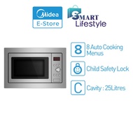 [FREE SHIPPING] Midea Built In Microwave Oven with Grill Power (25L/1000W) MBM-1925B