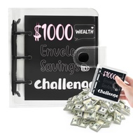 Money-Saving Saving Challenge Notebook Mini Binder Notebook PVC Notebook Money-Saving Notebook Child