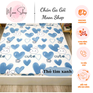 (Xả hàng) Lẻ Ga bọc nệm giường cottong poly - drap bo chun sẵn nhiều hình dễ thương - kích thước m2/
