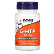 🇯🇵【Direct from Japan】NOW Foods, 5-HTP, 50 mg, 30 Veg Capsules