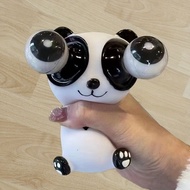 Panda Squeeze Toys Funny Stress Relief Squishy Toys with Pop Out Eyes Sensory Therapy Fidget Toys for Kids Adults with Autism
