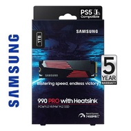Samsung 1TB 990 PRO M.2 NVMe SSD with Heatsink
