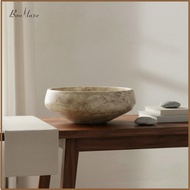 Wood Grain Lichen Bowl Minimalist Design Desktop Decorative