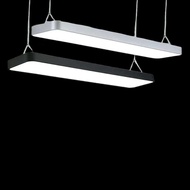 5PCS 1.2M 55W LED Strip Lights:Office Pendant Lights Ultra-Bright,Supermarket/Gym Strip Lights