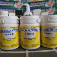 [AUTHENTIC] FERN-D (Cholecalciferol) 1000 I.U Softgel Capsule Vitamins