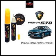 Proton S70 Touch Up Paint Touch Up Pen Car Paint 2in1 Pen And Brush Scratch Stone Chip-Cat Calar