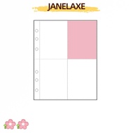 JANELAXE932JN Multiple Pockets Sleeve, PP Acid Free Transparent Photocard Binder Sheets, Inner Page 