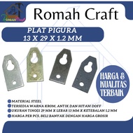 GANTUNGAN Picture frame plate 13x29x1.2mm frame hanger PT.P1 frame hanger