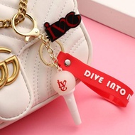 New Jeans IVE MINJI HANNI DANIELLE HAERIN HYEIN Light Stick Keychain Kpop Newjean Key Buckle for Sch