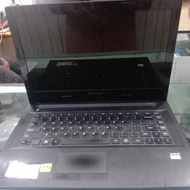 laptop lenovo g40-50 procesor amd a1 ram 4 gb ssd 128gb batrai baru