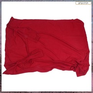 [L E U R] Cosy Thick Plush Snuggle Fleece Blanket With Sleeves Wine Red
