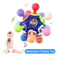 Baby Montessori Sensory Toys, Baby Rattle Chew Toys, Baby Teethers Montessori Toys, Rattle Sensory I