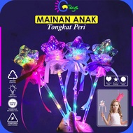 Cr-m319 Children's Toy Fairy Wand Star LED Light Stick Colorful Magic Wand/Fairy Wand Kids Toy With 