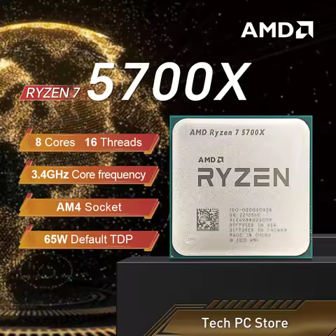 NEW AMD Ryzen 7 5700X 3.4GHz L3=32M Processor 65W 8-Core 16-Thread R7 5700X Socket AM4 7NM DDR4 but 