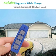 NICKOLAS 433MHz Electric Garage Door Opener, 433MHz Colorful Auto Copy Remote Control, Rolling Code Multifunctional Duplicator Wireless 433MHz Wireless Remote Control Gate