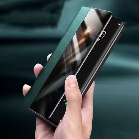 For vivo iQOO Z9 Turbo View Windows Flip Leather Phone Case For iQOO Z9x Z8x Z7x Z7i Z9 Turbo Fundas