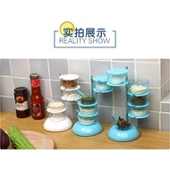 Home Kitchen Acrylic 5 Tier Spice Jar / Seasoning Box
