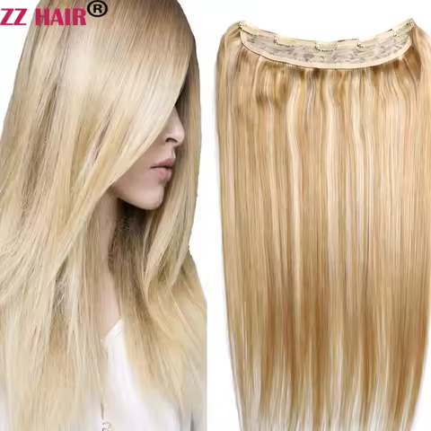 ZZHAIR 100% Brazilian Human Remy Hair Extensions 16"-28" U Piece Set 160g-180g One Piece 5 Clip-in N