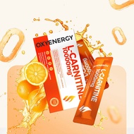 Oxyenergy L-Carnitine Drinks 3pcs + L-arginine Capsules Pre Workout Fat Burner Gym Supplement Mens S