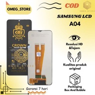 LCD G0LD3N CR0WN TOUCHSCREEN SAMSUNG GALAXY A04 / A045 / A045F ORIGINAL FULLSET COMPLETE...