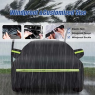 Waterproof Windproof SUV Car Cover Outdoor All Weather Sun Protection with Lock