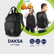 Torch Daksa 2 in 1 Tote bag Backpack Tas Ransel Laptop up to 16 inch