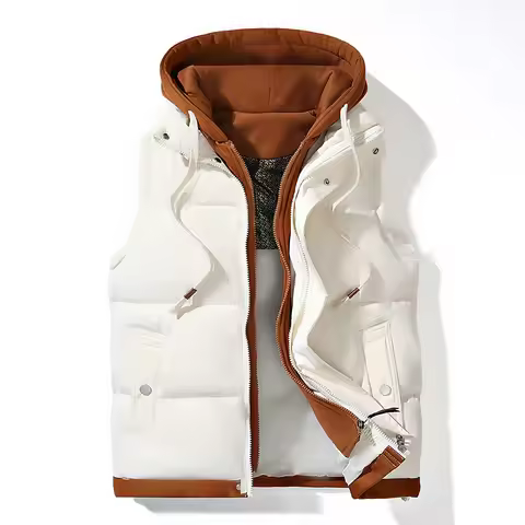 Men Women Vest Windproof Vest Men Jacket Sleeveless Vest Winter Jacket Casual Coat Men Down Cotton W