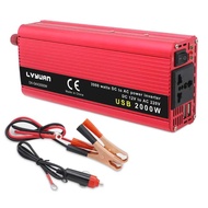 Car Power Inverter DC 12V to AC 220V 2000W 2 USB