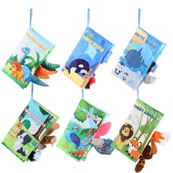 Animal Tail Cloth Book Educational Fabric Book with Animal Tails and Squeaky Sound Activity Books for Early Education Sensory Toys for Toddler Travel for Boys and Girls 0-12 Months consistent
