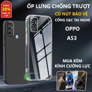 OPPO A53 transparent anti-slip case, charging port protection - Panda