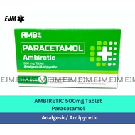 AMBIRETIC Paracetamol 500mg tablet-  1 box