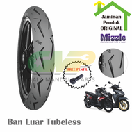 Mizzle MR-01 Soft Racing Compound Ban Luar Tubeless Matic 90/80 Ring14