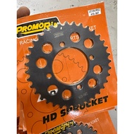 Yamaha LC135 RXZ LAGENDA110 Y110 Y125Z 415 PROMORIN Sprocket - BLACK colour