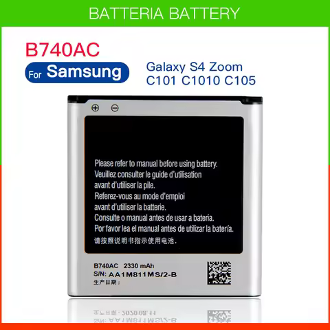 Replacement New B740AC B740AE Battery 2330mAh For Samsung Galaxy S4 Zoom C101 C1010 C105 C105K C105A