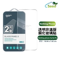 GOR 9H Nothing Phone 3a/3a Pro Tempered Glass Protector Phone 3a/3a Pro Fully Transparent